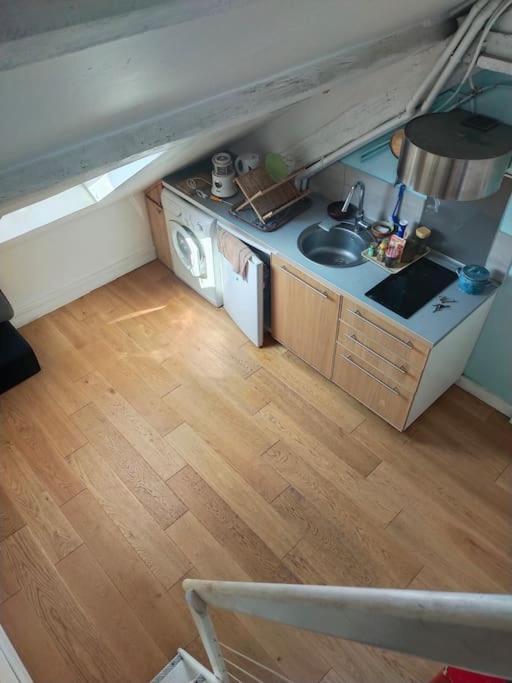 Studio Sous Les Toits Et Mezzanine - Vincennes Extérieur photo